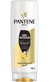 Condicionador Pantene hidro-cauterização controle anti-frizz com óleo de argan para o cabelo