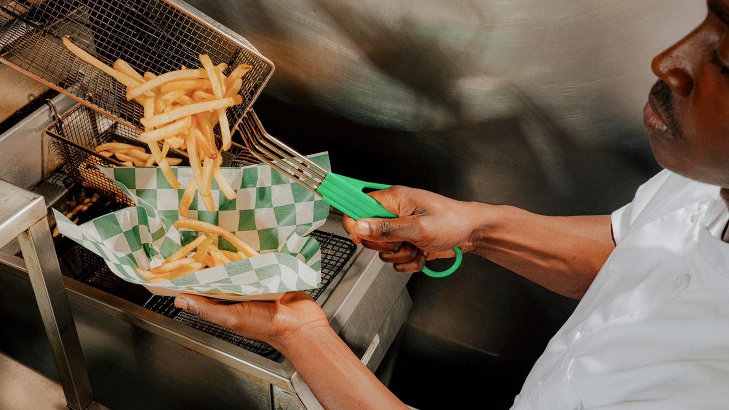 Fast food fry station