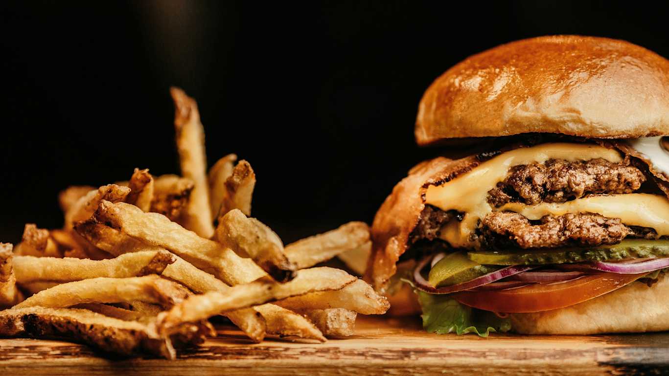 QSR burger produced by Gigpro Pros.