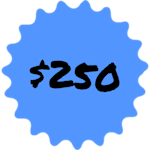 $250