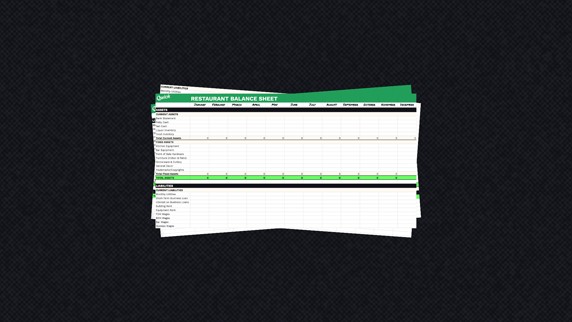 The only restaurant balance sheet template your restaurant needs.