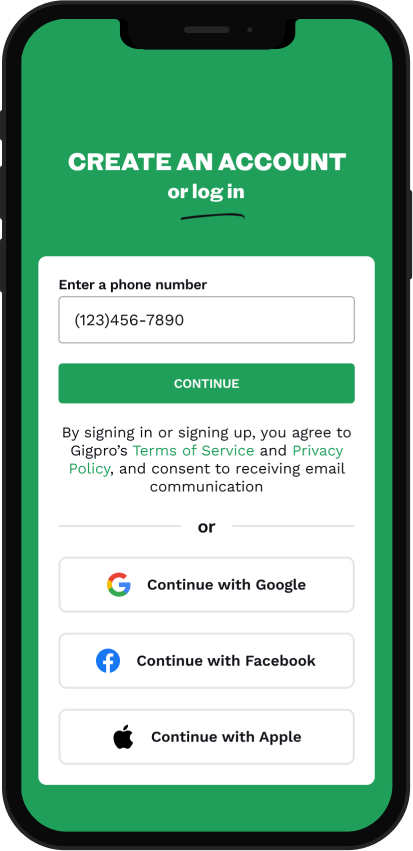 Step 1: Create an Business account