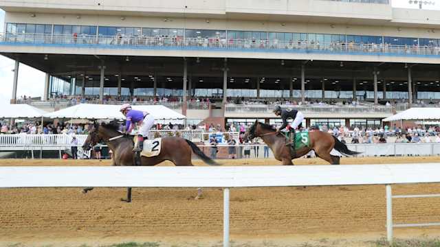 View of Colonial Downs horse race track