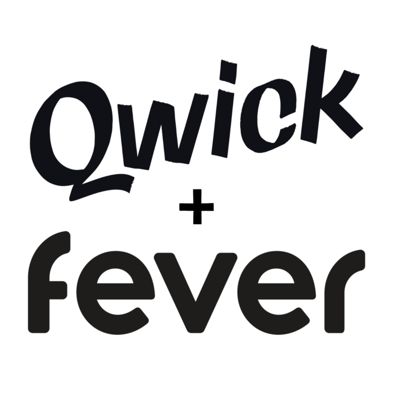 Joint logo of Qwick plus Fever 