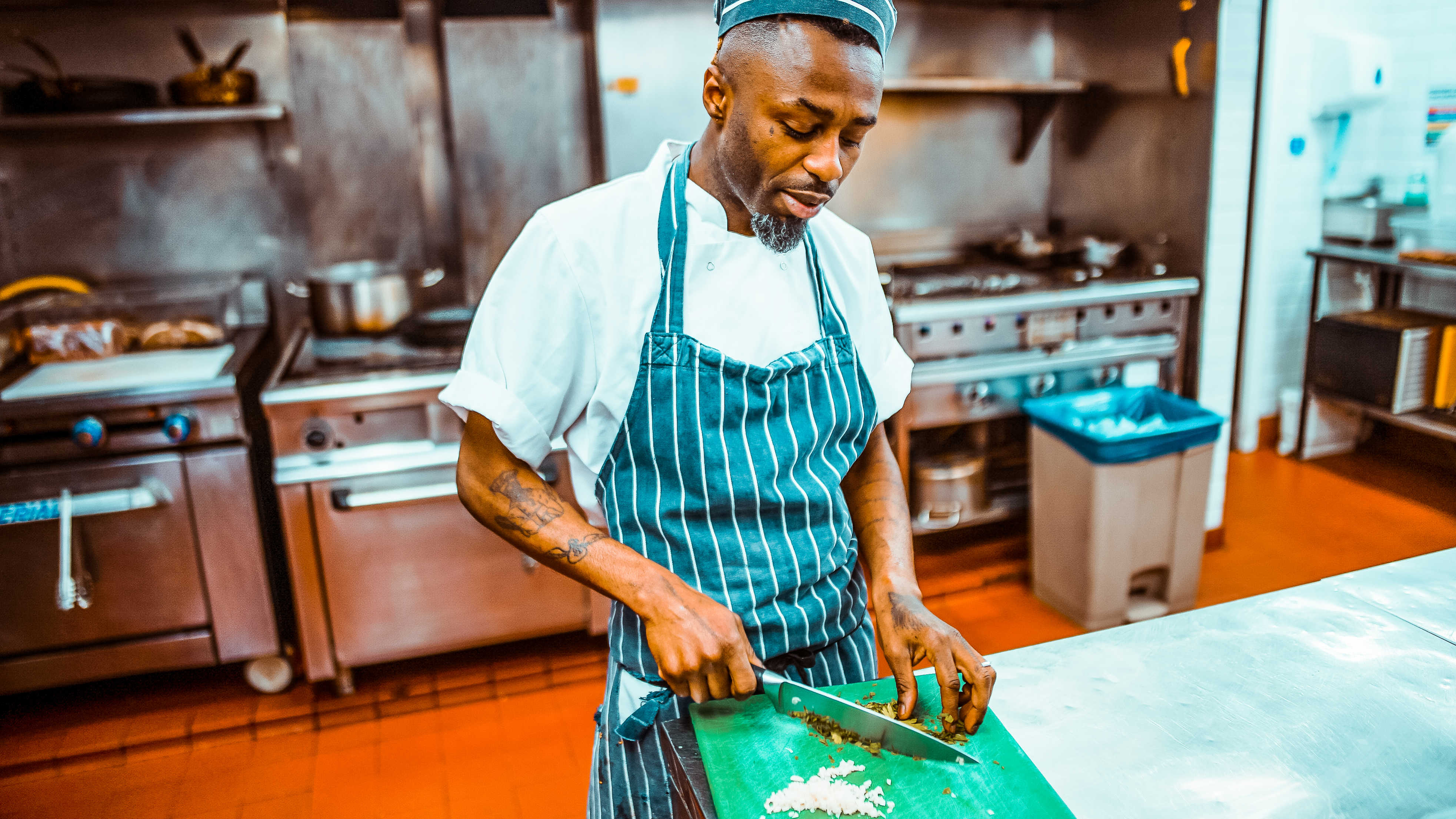 food preparation in the kitchen by Gigpro prep cook