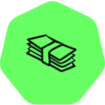 Icon art work of a credit card