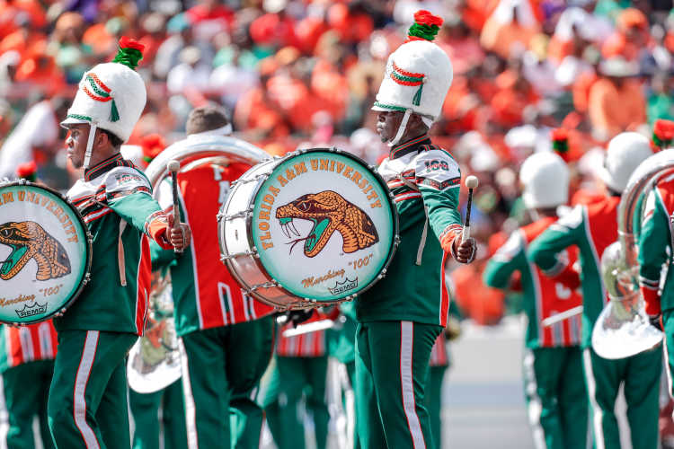Pictured: Florida A&M University Marching Band