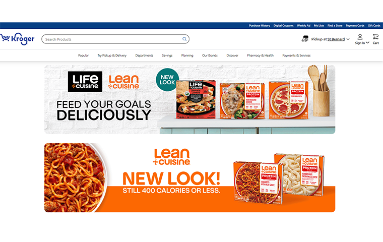 760 X 480 Desktop Nestle Lean Cusine Brand Page