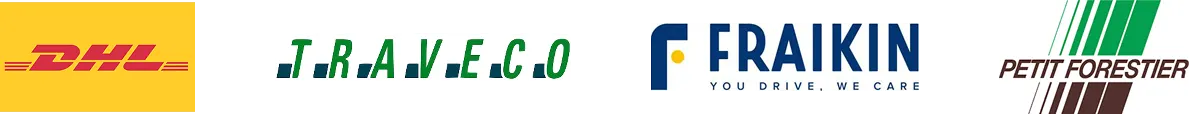DHL, Traveco, Fraikin, Petit Forestier