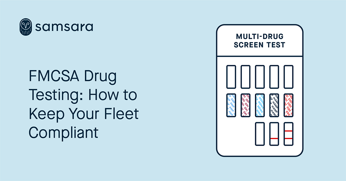 FMCSA Drug Testing How to Keep Your Fleet Compliant