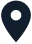 Dark blue location pin or map marker icon on a transparent background.