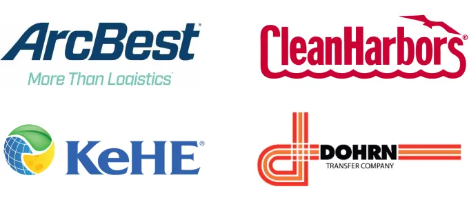 Customers: Arcbest, Clean Harbors, KeHE, and Dohrn Transfer Company
