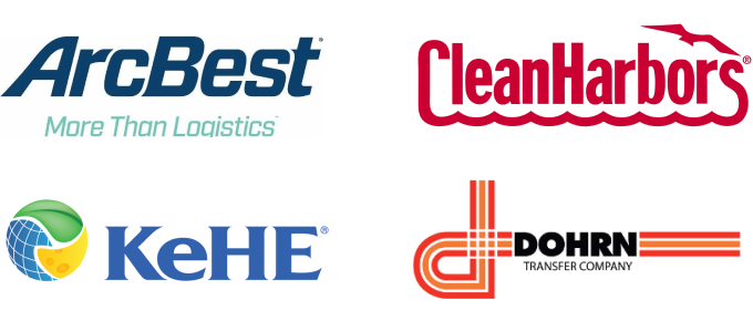 Customers: Arcbest, Clean Harbors, KeHE, and Dohrn Transfer Company