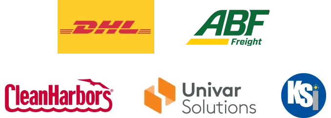 DHL Supply Chain, Clean Harbors, ABF Freight, Univar Solutions, KSI Industries LP