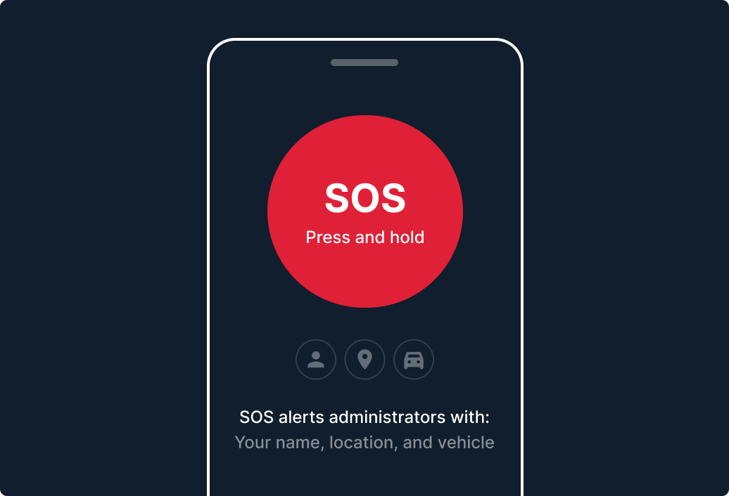 SOS button screenshot 