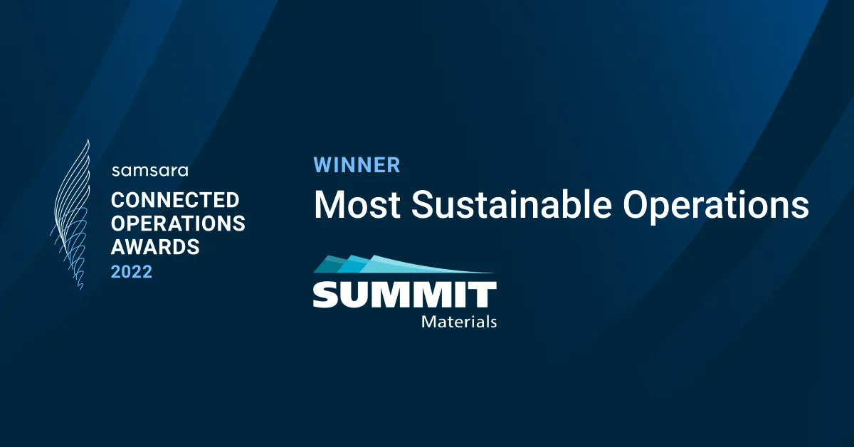Most Sustainable Operations: Summit Materials