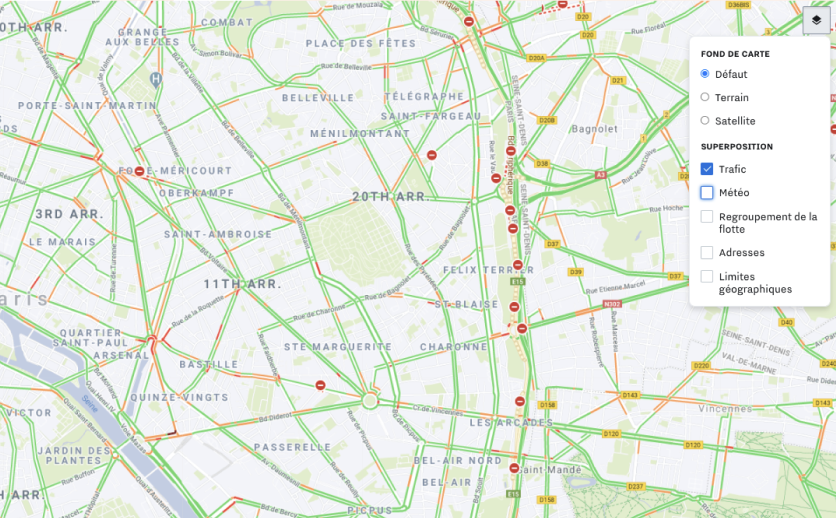 Superposition de cartes intelligentes