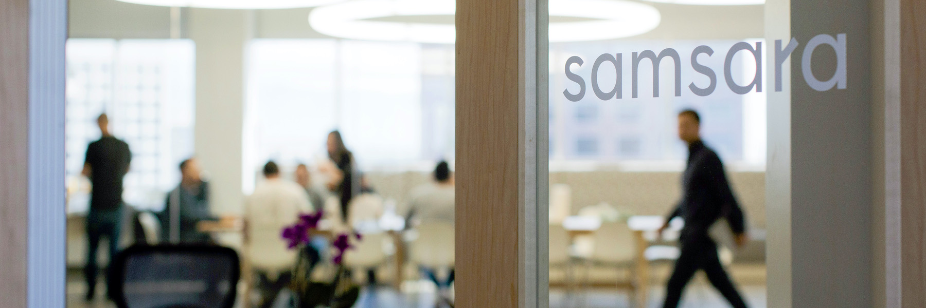 Samsara office door