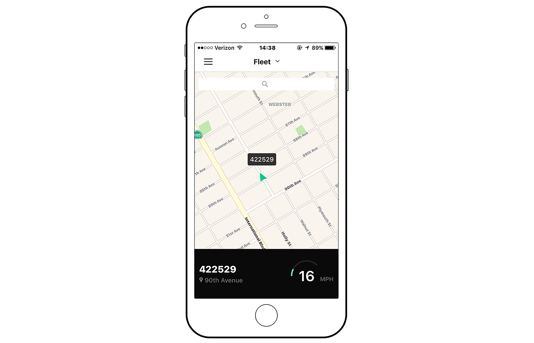 Samsara Mobile App Location View