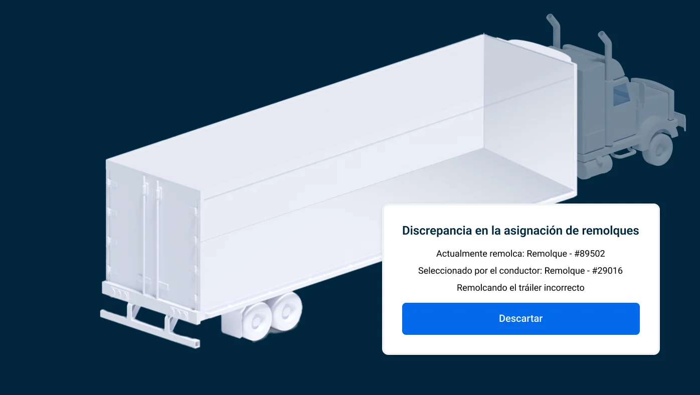 Alerta de discrepancia en la asignación de remolques de Samsara