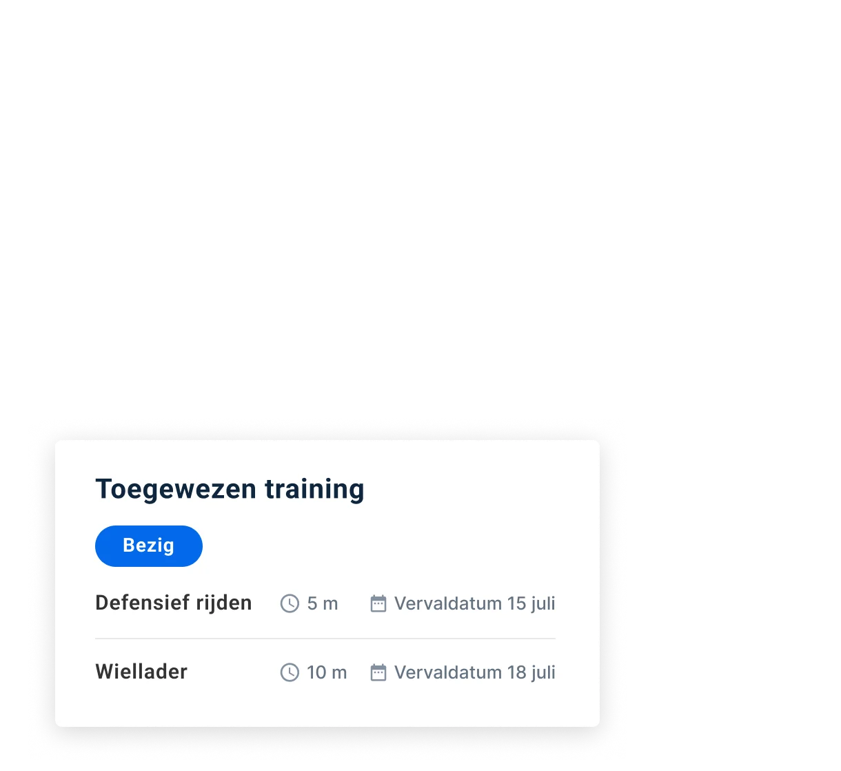 Overlay VOORDELEN VOOR CHAUFFEURS