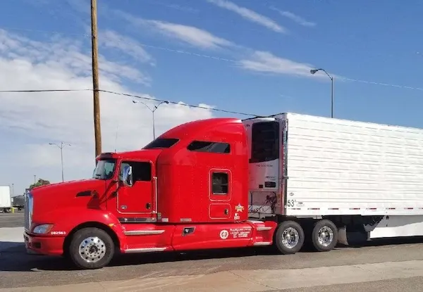Refrigerated trailer also known as a “reefer”
