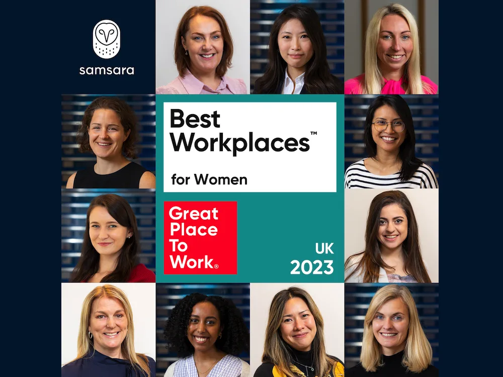 Samsara Best Places to Work Women UK 