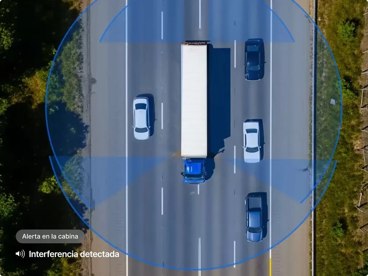 Samsara outdoor waterproof sensor on vehicle