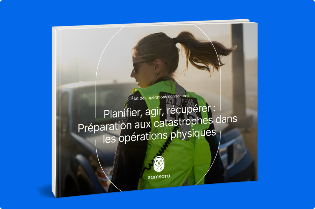 Couverture de livre avec le titre « Planifier, agir, récupérer : préparation aux catastrophes dans les opérations physiques »