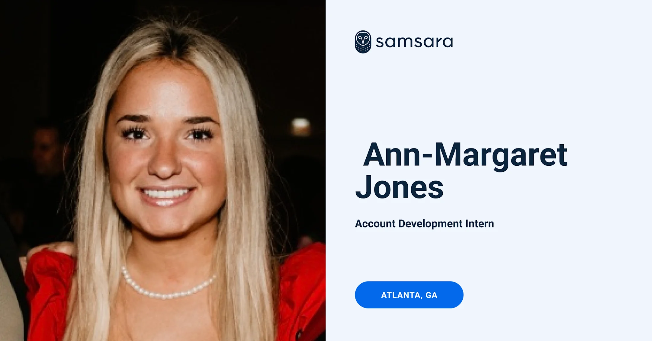Ann-Margaret Jones, Account Development Intern