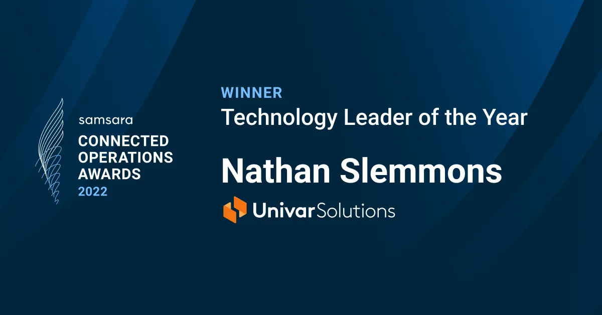 Technology Leader of the Year: Nathan Slemmons, Univar Solutions