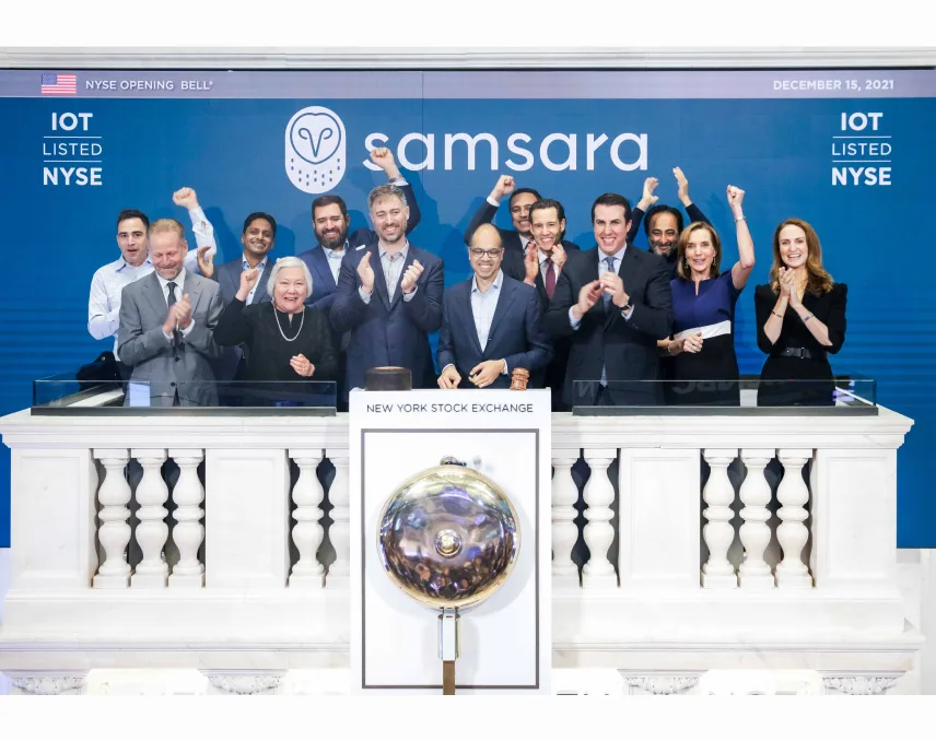 Module d'histoire - Samsara est coté au NYSE