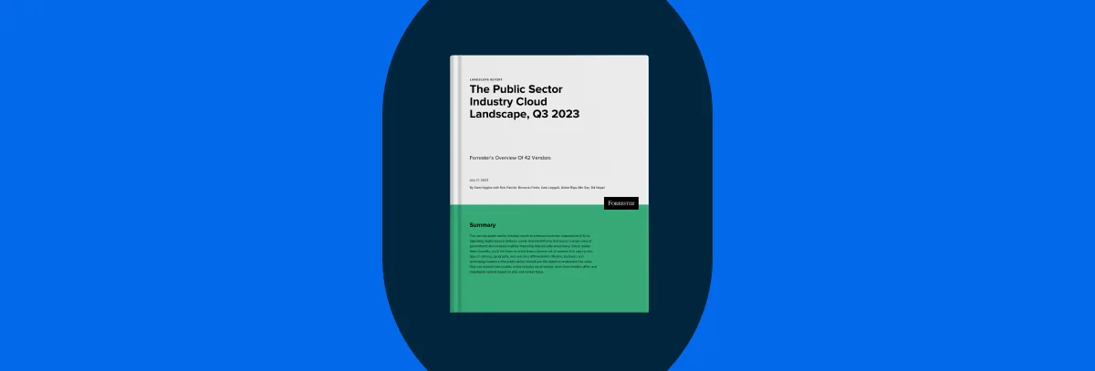 Forrester Report Public Sector Cloud