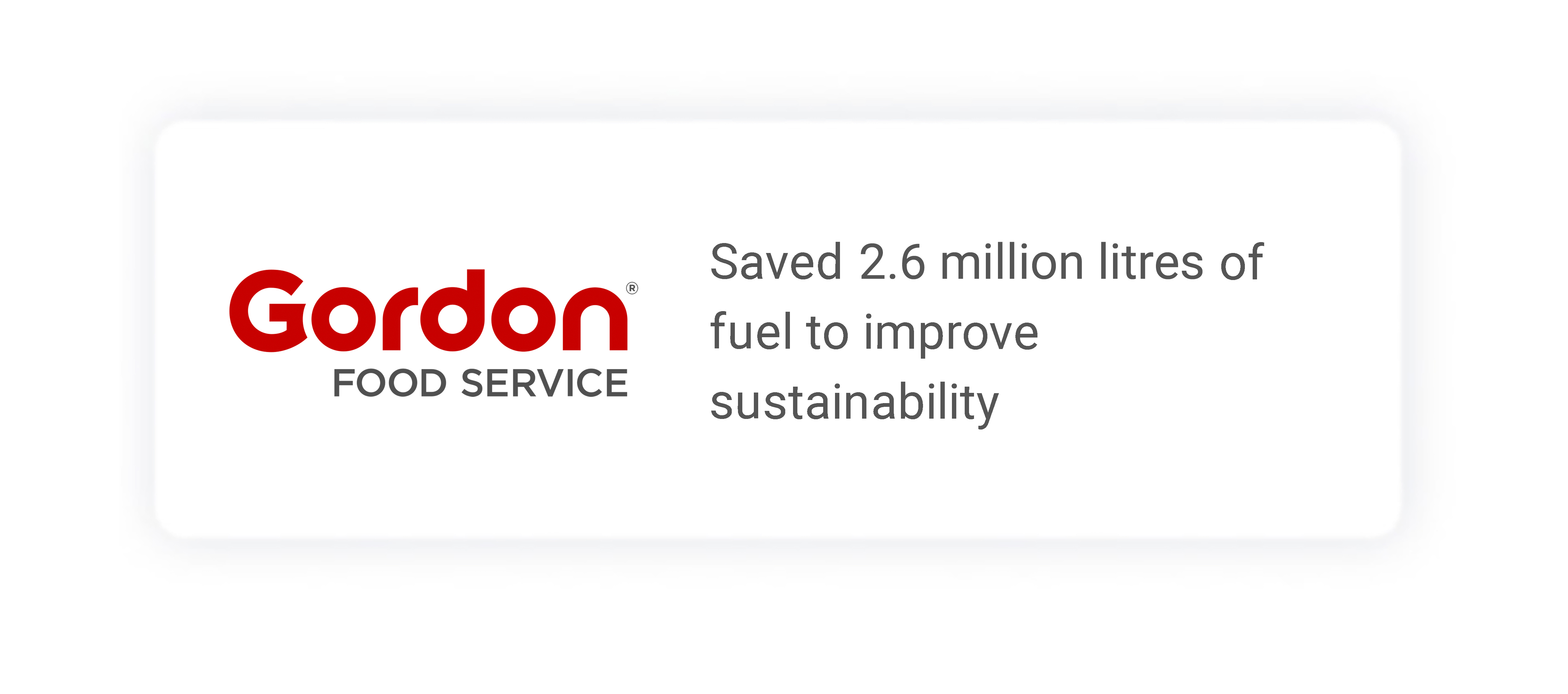 Gordon Food Service Featured ROI stat
