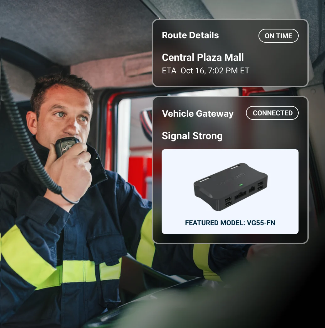 Samsara’s FirstNet Trusted VG55-FN Vehicle Gateway