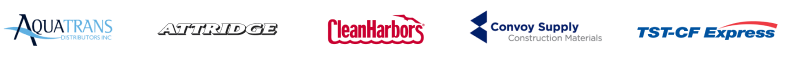 Customers: Aquatrans, Attridge, CleanHarbors, Convoy Supply and TST-CF Express 