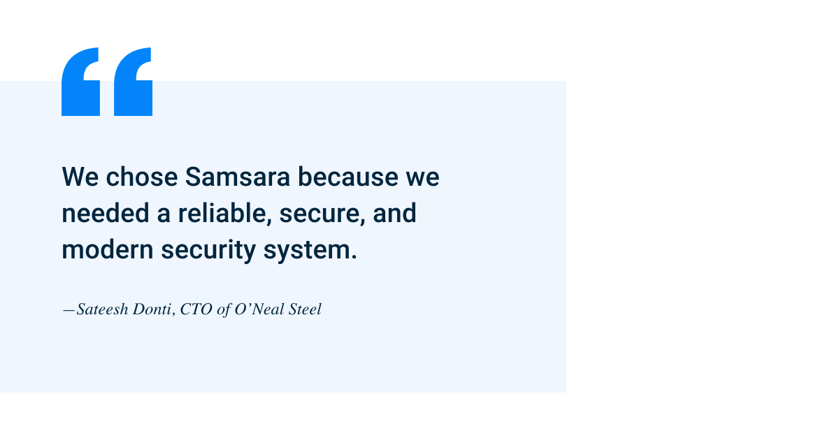 Quote - O'Neal Steel