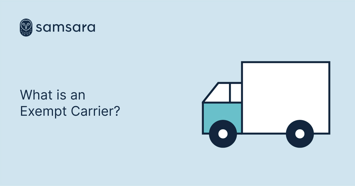 What is an exempt carrier? Samsara