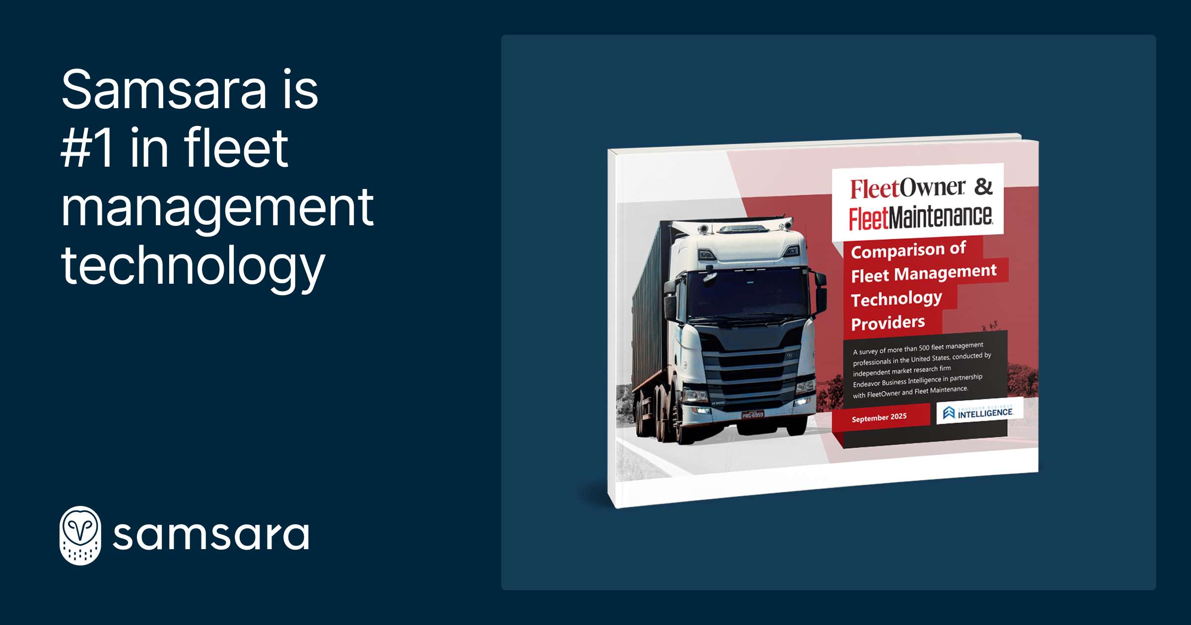 New report: Samsara is #1 in fleet management technology