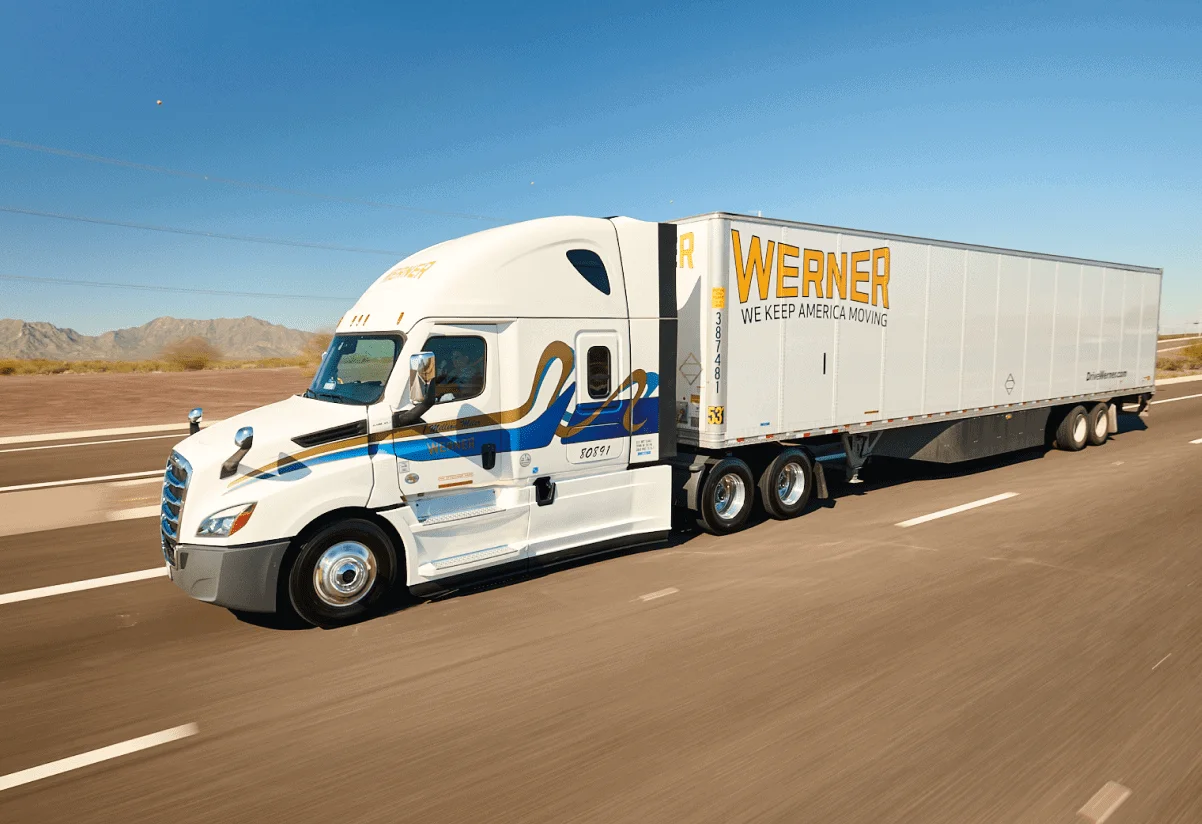 Werner® achieved a 19-year low in DOT reportable accidents with AI Dash Cams 