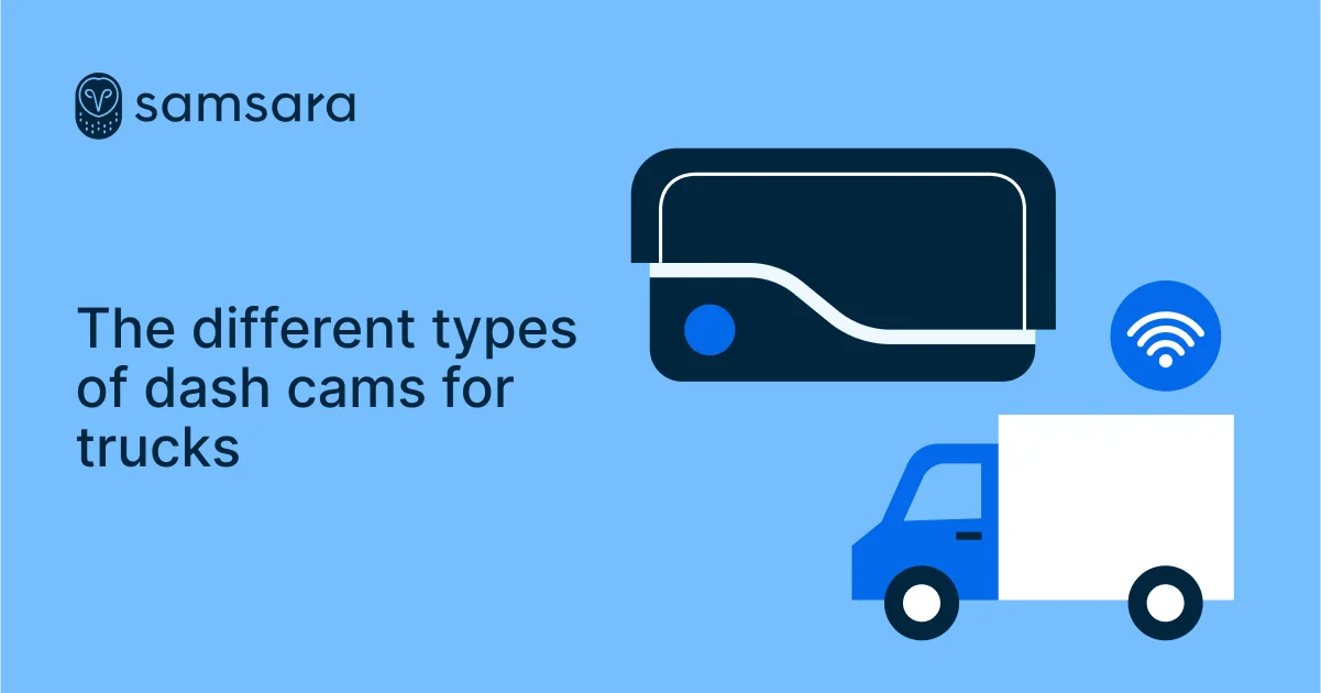 De verschillende typen dashcams voor vrachtwagens
