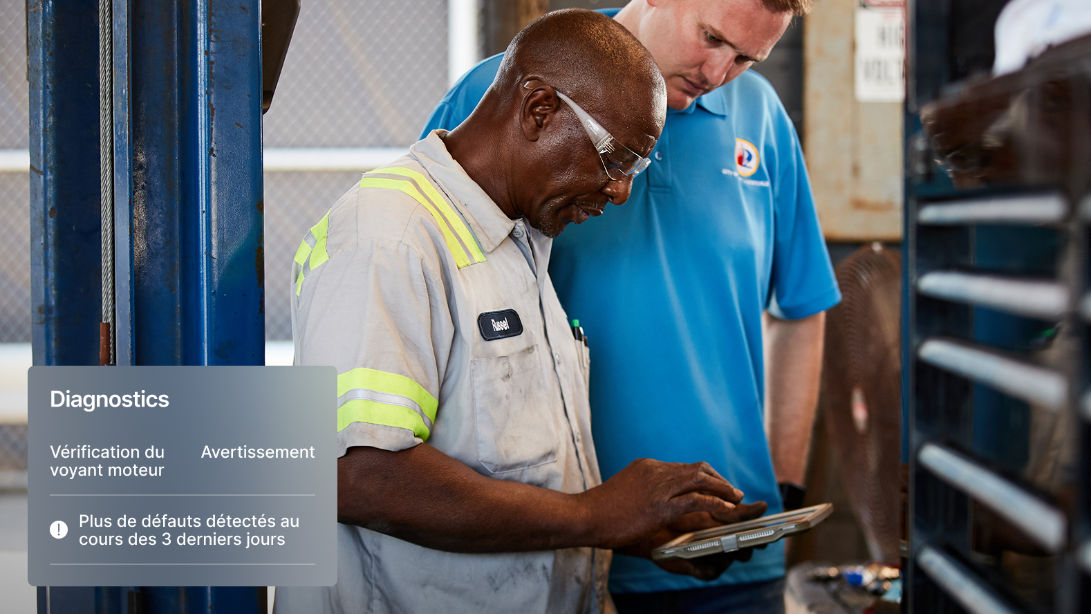 Les agents de maintenance utilisent la plateforme d'opérations connectées de Samsara 