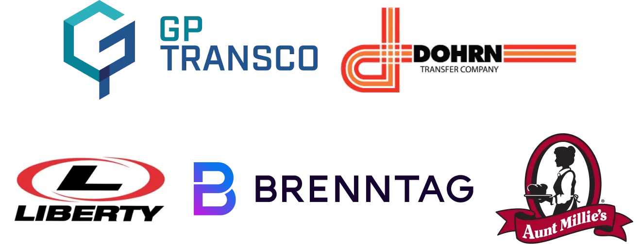 GP Transco, Brenntag, Aunt Millie's, Dohrn Transfer Company, Liberty Energy