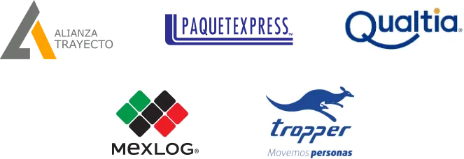 Alianza Trayecto, Paquetexpress, Qualtia, Mexlog, Tropper