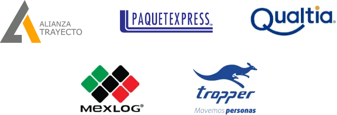 Alianza Trayecto, Paquetexpress, Qualtia, Mexlog, Tropper