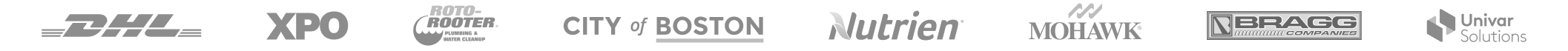 DHL, XPO, Roto Rooter, City of Boston, Nutrien, Mohawk, Bragg Companies, Univar Solutions
