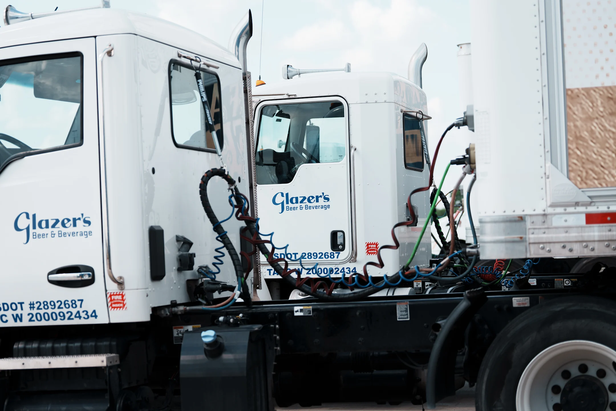 Les camions de Glazer