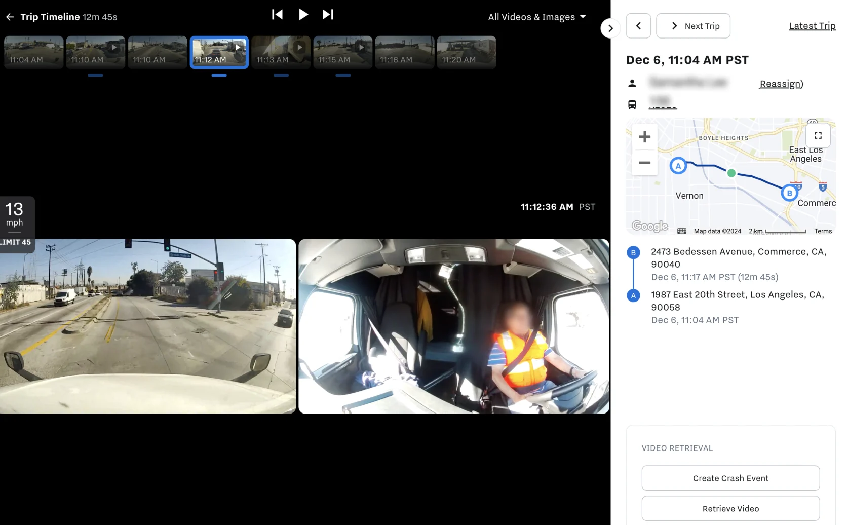 Cm34 Camera Dual-Facing AI Dash Cam | Samsara CM34