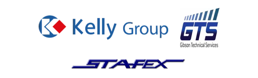 Samsara Customer logos: Kelly group, Stafex, Strauss & Co., GTS
