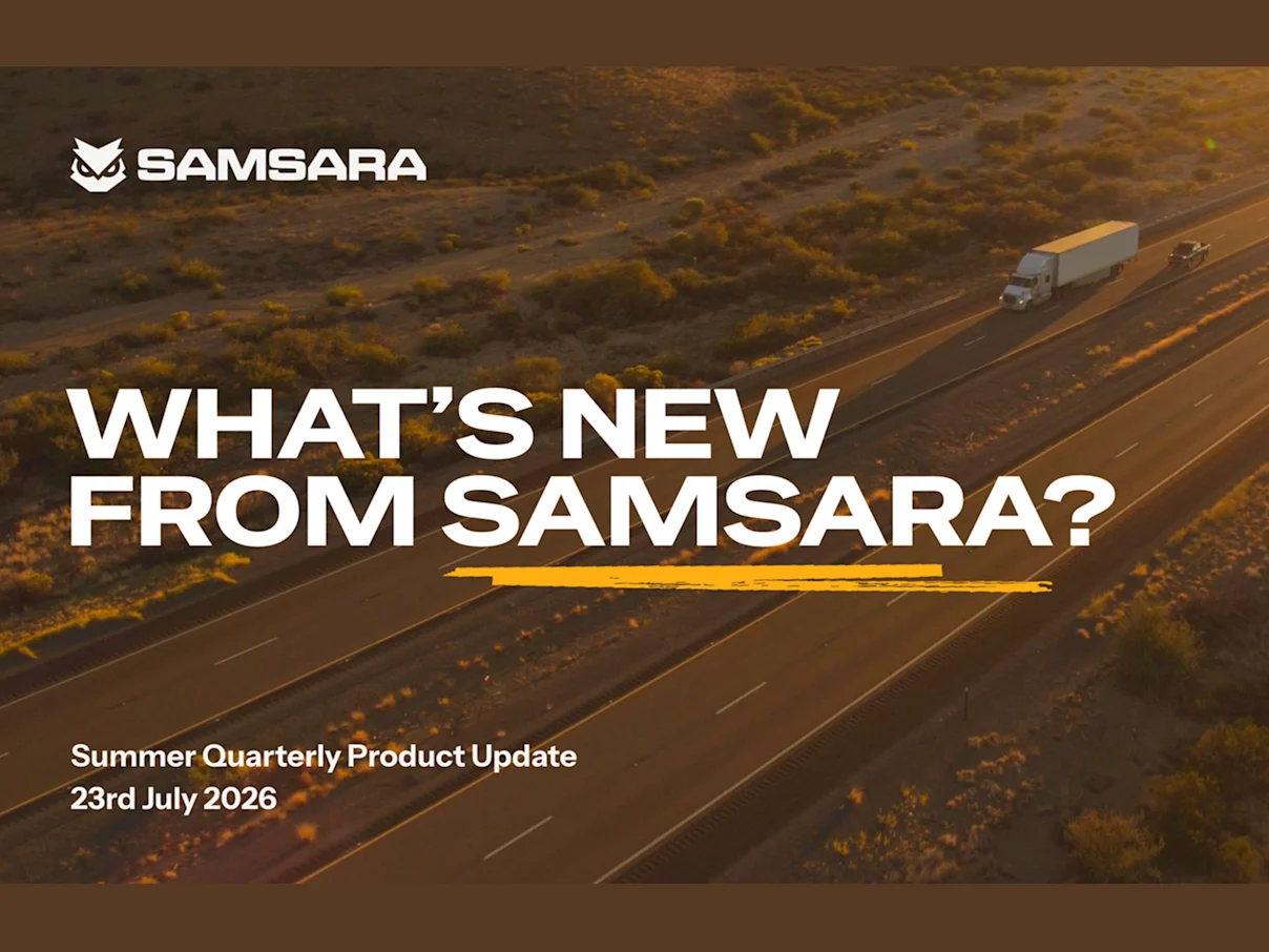 Samsara outdoor waterproof sensor on vehicle